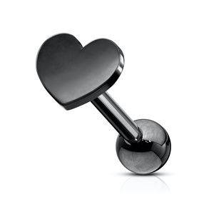 Heart Top Tragus Earring Stud